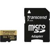 Mémoire Transcend MicroSDHC 32GB 633x + Adaptateur SD