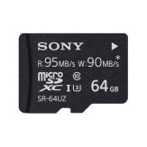 Sony SR64UZ Carte Mémoire microSDXC 64 GB UHS I 95Mb/s Classe 10