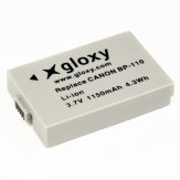 Gloxy Batería Canon BP-110 