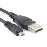 USB A to 8-pin Mini USB B Cable