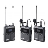 Godox WmicS1 Kit 2 Micrófono Lavalier Inalámbrico UHF