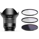 Irix 15mm f/2.4 Blackstone Grand Angle Canon + Filtres Irix ND1000 CPL et UV
