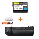 Kit Grip d'alimentation Gloxy GX-D18 + Batterie EN-EL15