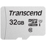 Transcend Carte mémoire microSDHC 32GB 300S