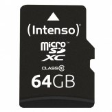 Carte mémoire Intenso microSDXC 64GB Clase 10 20MB/s