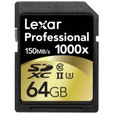 Mémoire SDXC Lexar 64GB 1000x Professionnelle