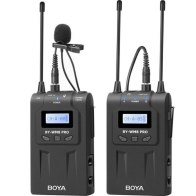 Boya BY-WM8 Pro K1 Wireless Microphone Dual-Channel Lavalier UHF for Nikon D3200