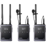 Godox WMicS1 Pro Kit 2 Micrófono Lavalier Inalámbrico UHF