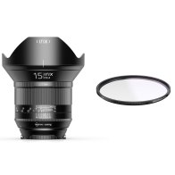 Irix 15mm f/2.4 Blackstone Gran Angular Canon + Irix Filtro UV 95mm para BlackMagic Cinema Production 4K