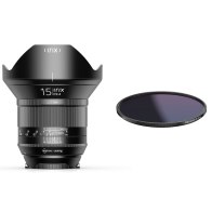 Irix 15mm f/2.4 Blackstone Gran Angular Canon + Irix Filtro ND1000 95mm para BlackMagic Cinema Production 4K
