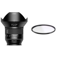 Irix 15mm f/2.4 Firefly Grand Angle Canon + Irix Filtre UV 95mm pour Canon EOS 1100D