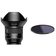 Irix 15mm f/2.4 Firefly Grand Angle Canon + Irix Filtre ND1000 95mm pour Canon EOS 1100D