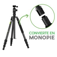 Kit Genesis Trípode C3 + Rótula BH-34 Gris para BlackMagic Pocket Cinema Camera 6K