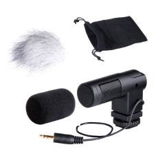microfonos para video negro gris
