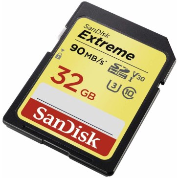 Memoria SDHC SanDisk Extreme 32GB V30 U3 90MB/s for BlackMagic Cinema Pocket