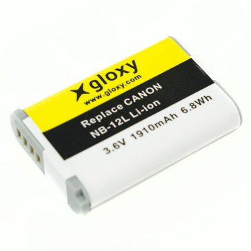 Gloxy Batterie Canon NB-12L pour Canon Powershot G1 X Mark II