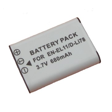 Batterie au lithium Pentax D-Li78 Compatible pour Pentax Optio M60