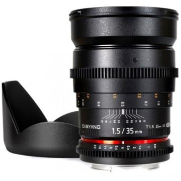 Samyang 35mm VDSLR T1.5 AS IF UMC MKII for Nikon D2XS