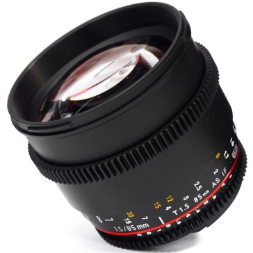 Samyang 85mm T1.5 V-DSLR AS IF UMC Lens Nikon for Nikon D500