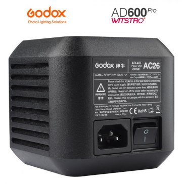 Godox AC26 Adaptateur Secteur pour Godox AD600 Pro