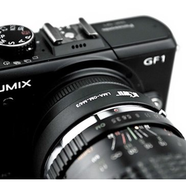 Adaptador Olympus OM a Micro 4/3 para BlackMagic Studio Camera 4K Plus G2