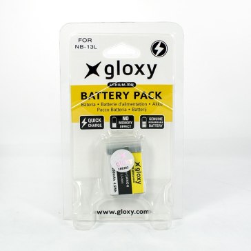 Gloxy Canon NB-13L Battery for Canon Powershot G1 X Mark III