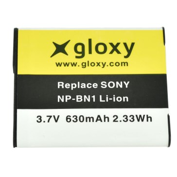 Gloxy Battery Sony NP-BN1 for Sony DSC-TX9