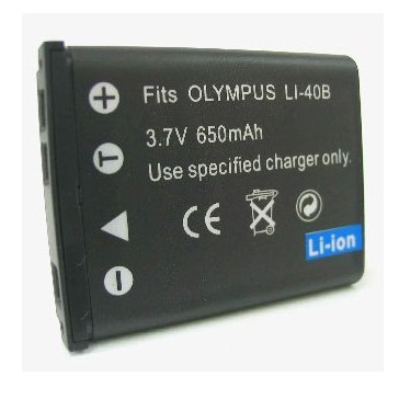 Batterie au lithium Olympus Li-40B / Li-42B compatible