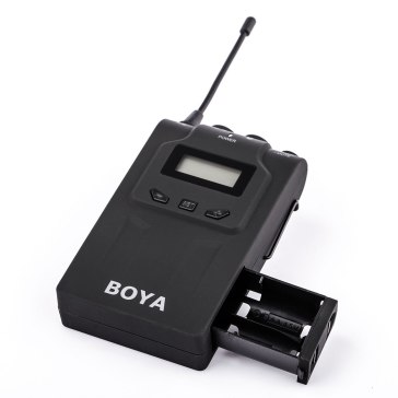 Boya BY-WM8 Duo UHF Wireless Lavalier Microphone for BlackMagic Cinema Production 4K