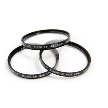 Three Filter Close-Up Kit for Canon EOS 2000D