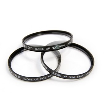 Three Filter Close-Up Kit for Sony DCR-SX53