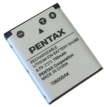 Batterie Pentax D-Li63 Originale pour Pentax Optio V10