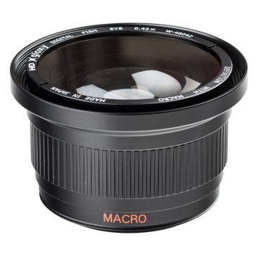 Lentille Fish-eye-avec Macro pour Canon XA15