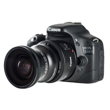 Lente ojo de pez + Macro para Canon Powershot S3 IS