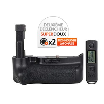 Grip d'alimentation Gloxy GX-D5500IR + télécommande infrarouge pour Nikon D5500