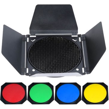 Godox BD-04 Kit de visières avec nid d'abeille et filtres pour Blackmagic URSA Mini Pro
