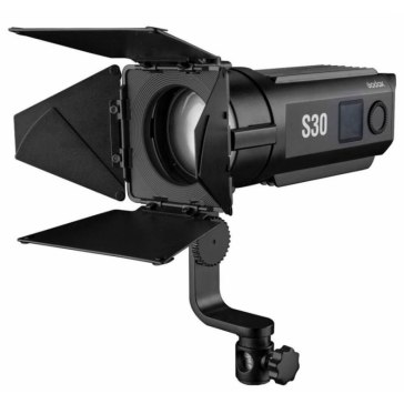 Godox S30 Lámpara LED y viseras SA-08 para Nikon 1 J1