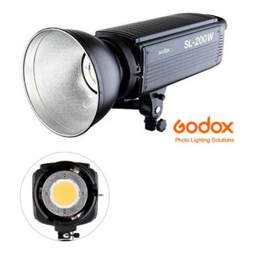 Godox SL-200W Lampe Vidéo LED 5600K Bowens
