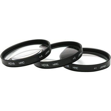 Kit de trois filtres Macro Hoya (+1, +2, +4) pour Sony HDR-PJ660E