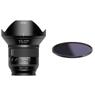 Irix 15mm f/2.4 Firefly Gran Angular Nikon + Irix Filtro ND1000 95mm