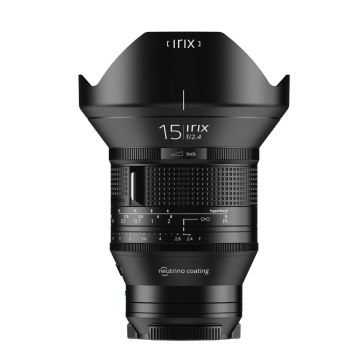 Irix 15mm f/2.4 pour Sony NEX-FS700E
