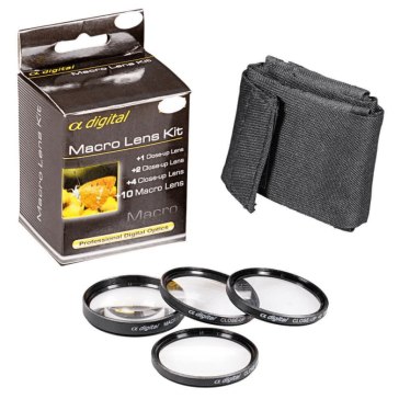 Kit 3 Lentilles Close-Up pour Nikon Coolpix P1000