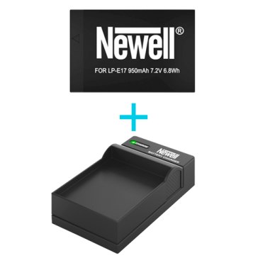 Kit Newell Batterie + Chargeur DC-USB pour Canon EOS M6 Mark II