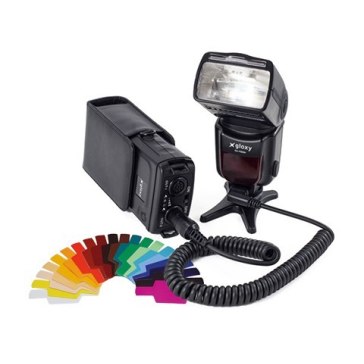 Kit Flash TTL Gloxy + Batería externa para Canon EOS 60D