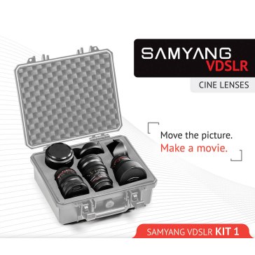 Kit Samyang para Cine 14mm, 24mm, 35mm para Nikon D100