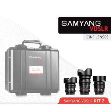 Samyang Kit Cinéma 14mm, 35mm, 85mm Sony E pour Sony Alpha 6300
