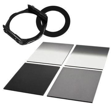 P Series Filter Holder + 4 52mm ND Square Filters Kit for Olympus Camedia C-5050