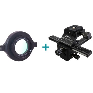 Kit Macrophotographie Rail + Lentille pour Canon LEGRIA HF G30
