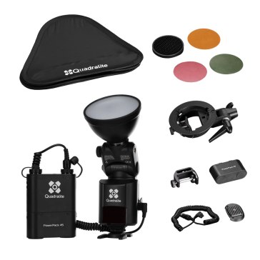 Quadralite Reporter 360 TTL Canon 1-Light Kit complet