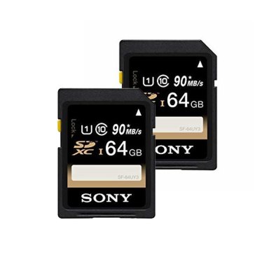 Kit 2 Memorias SDXC Sony SF64U 64GB UHS 1 Clase 10